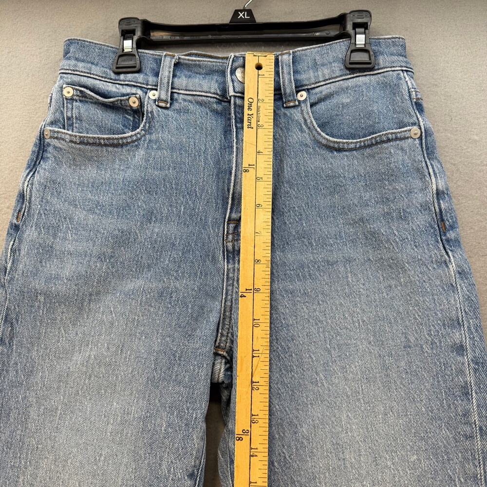 Madewell Jeans Women's 25 (2) Light Blue '90s Straight Preppy Casual EUC - Picture 12 of 15